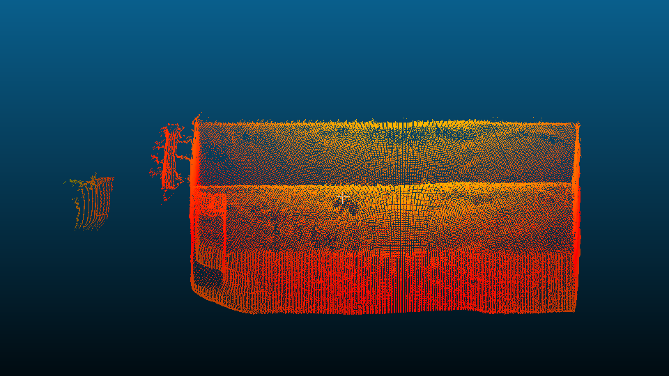 点云与模型重建示意
