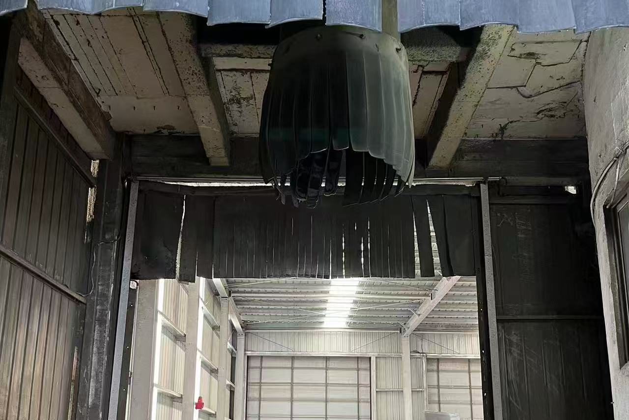 水泥装车道现场