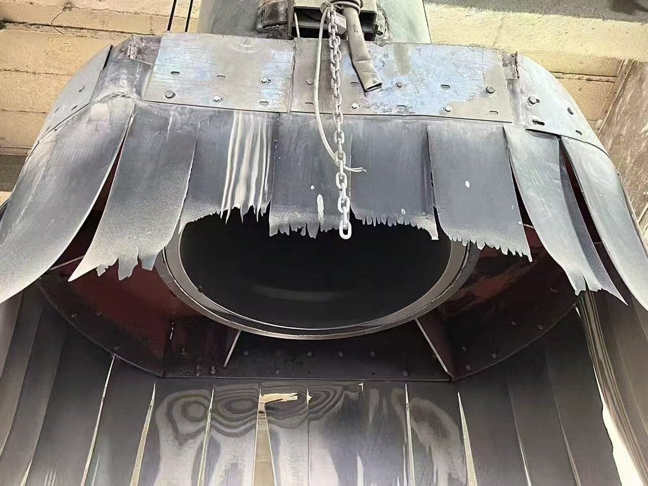 水泥装车道现场